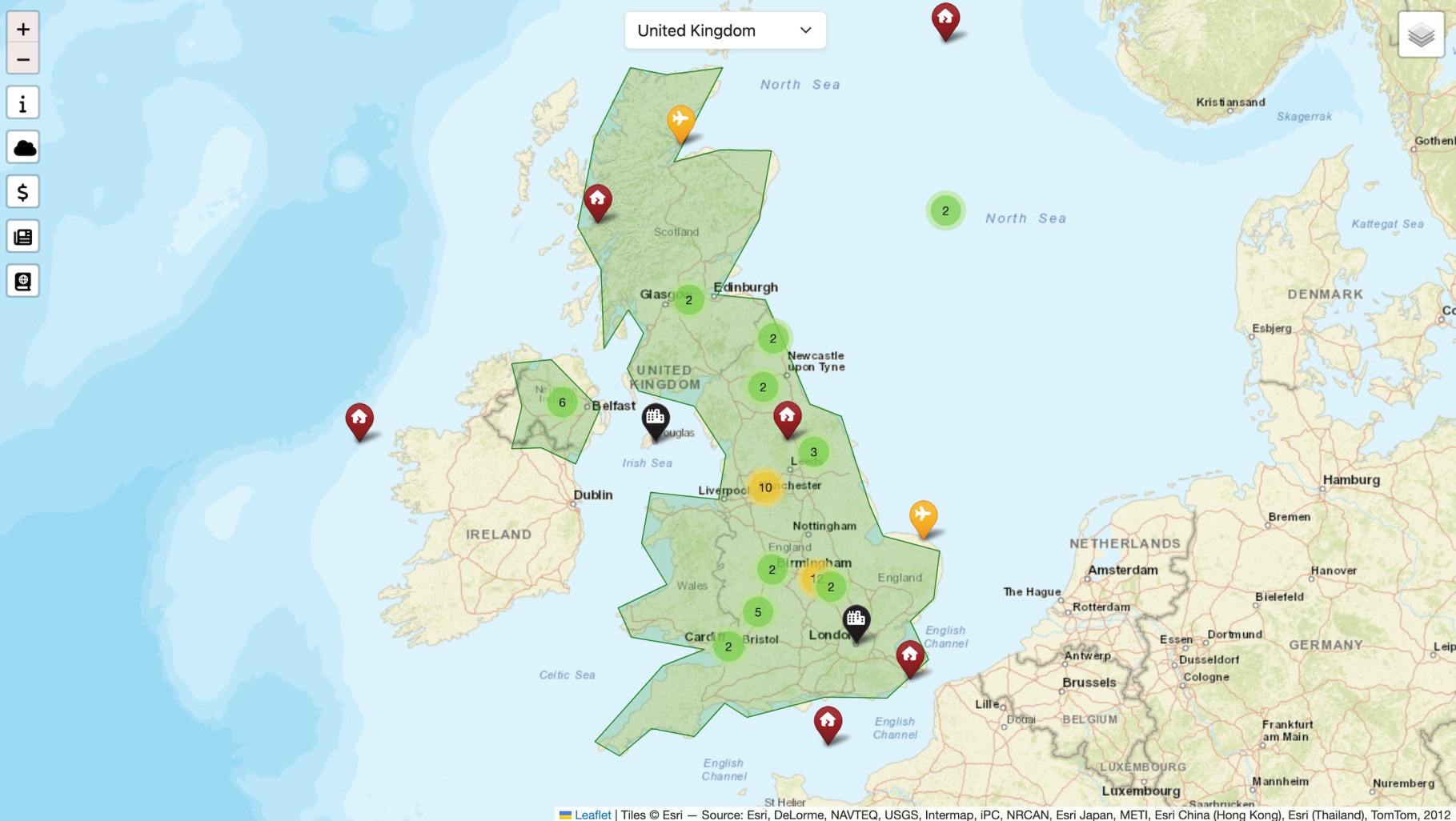 Geolocations app